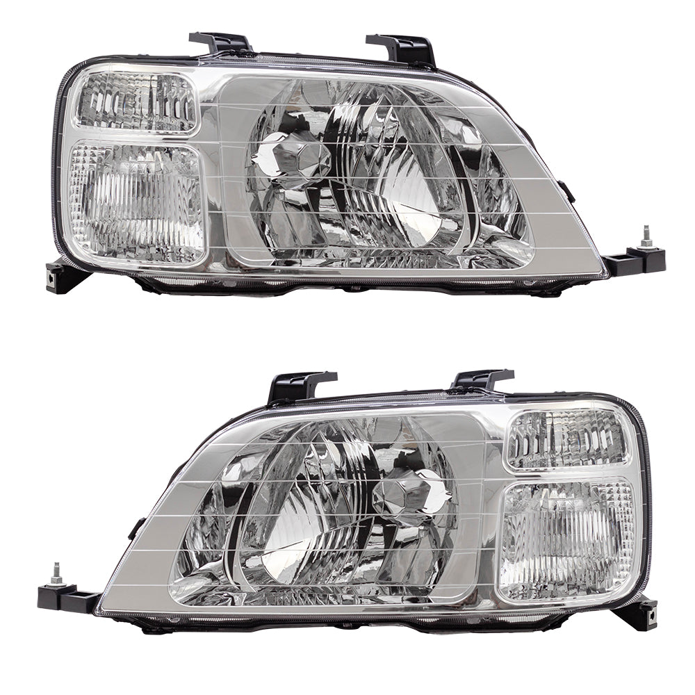 Headlight for 1997-2001 CR-V 33151S10A01 Set