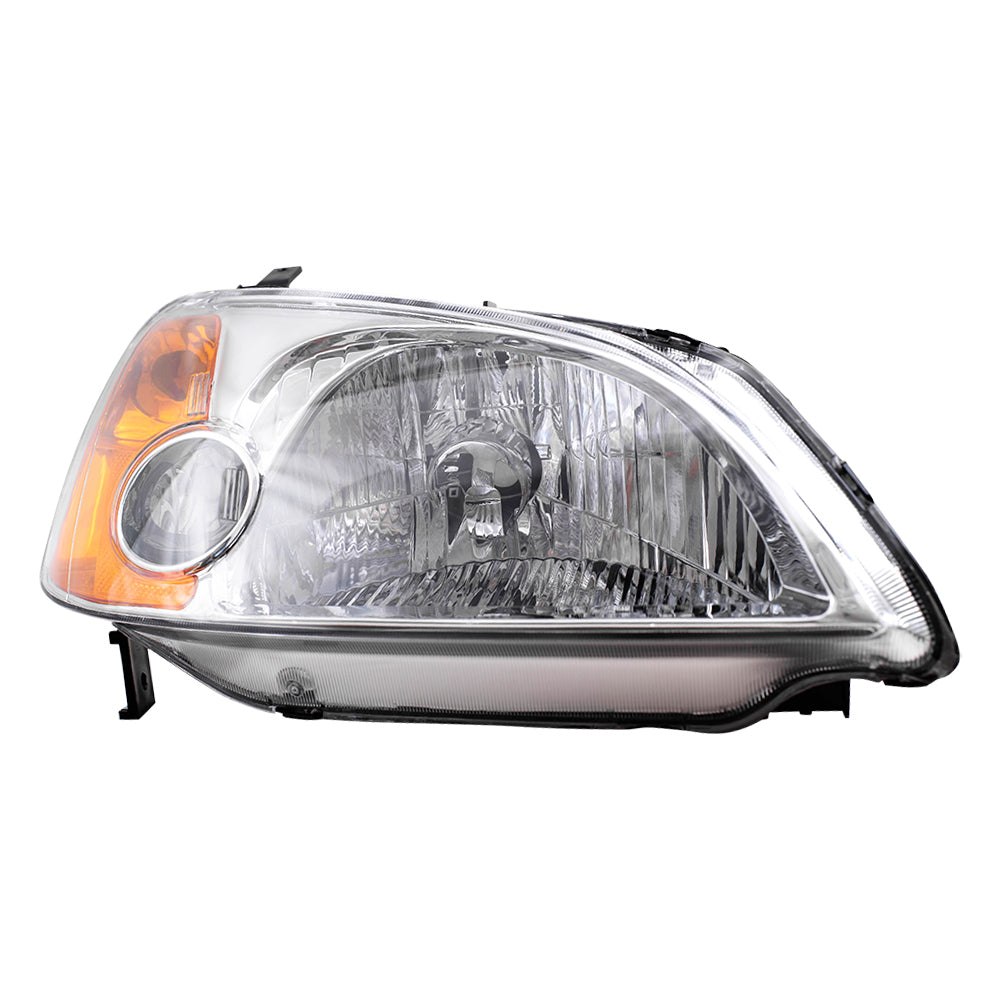 Headlight for 2001-2003 Civic Sedan 33101S5AA01 Set