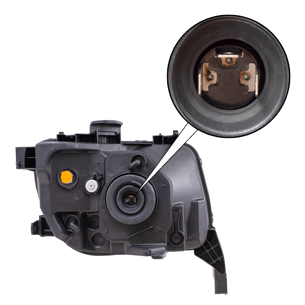 Headlight for 2003-2008 Element EX/LX w/ Chrome Bezel 33151SCVA01 Left HO2518106