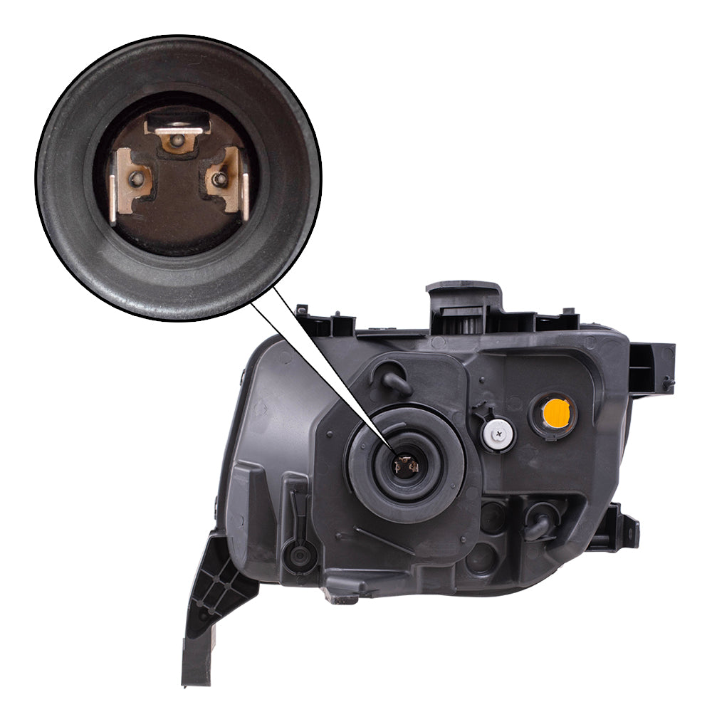 Headlight for 2003-2008 Element EX/LX w/ Chrome Bezel 33101SCVA01 Right