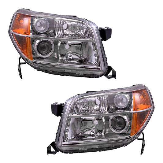 Headlight for 2006-2008 Pilot 33151S9VA11 Set HO2518110