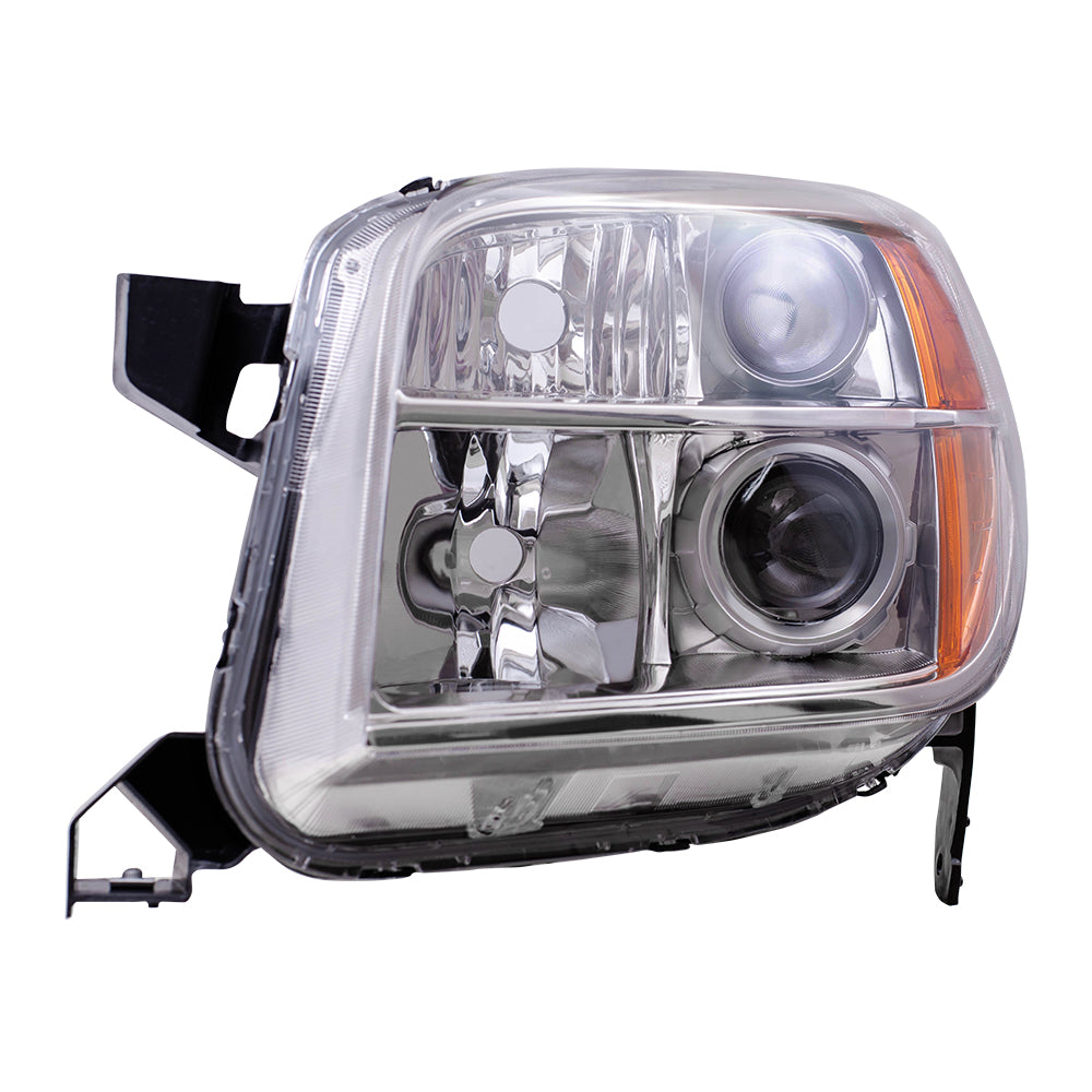 Brock Replacement Drivers Headlight Headlamp Compatible with 06-08 Pilot SUV 33151S9VA11