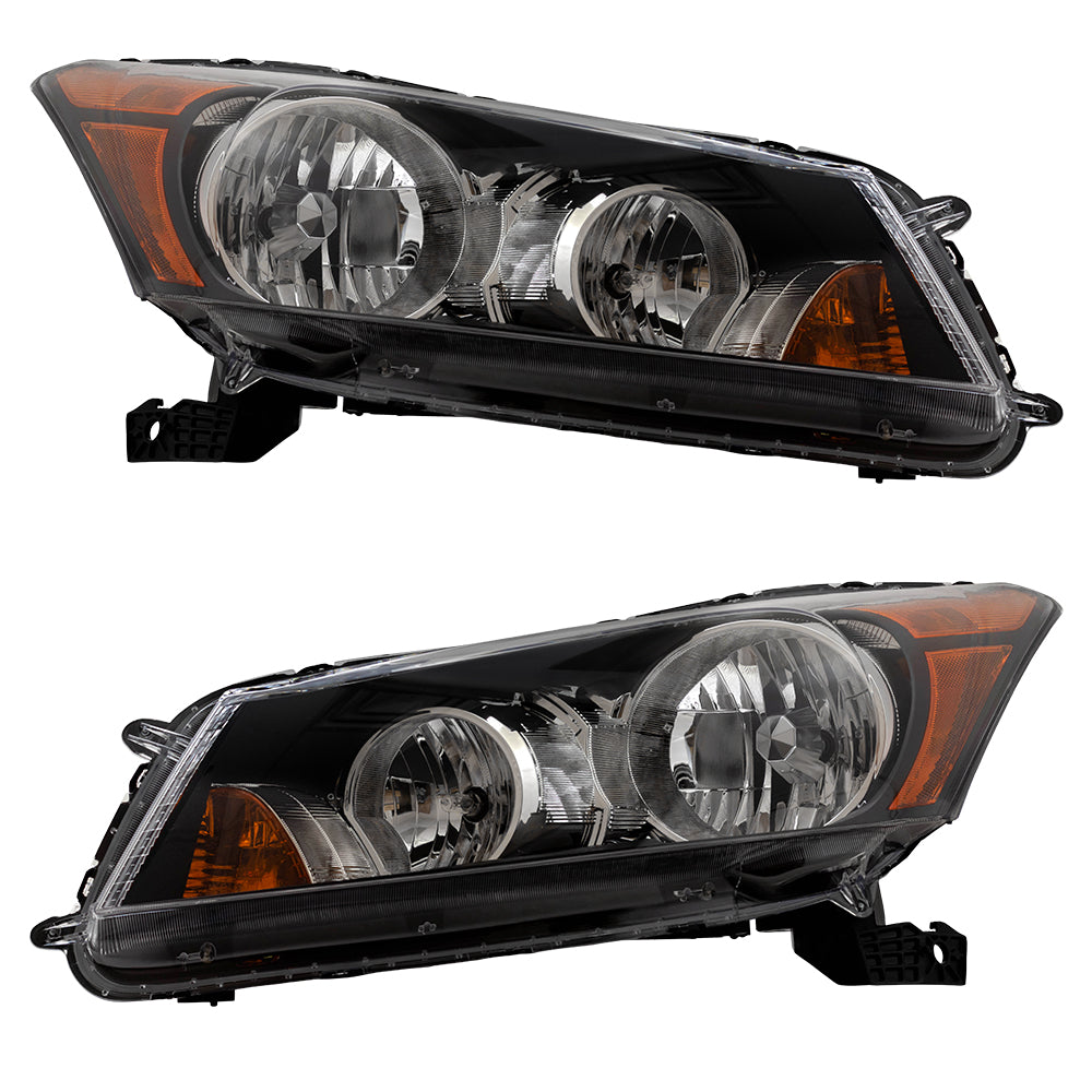 Headlight for 2008-2012 Accord Sedan 33150TA0A01 Set