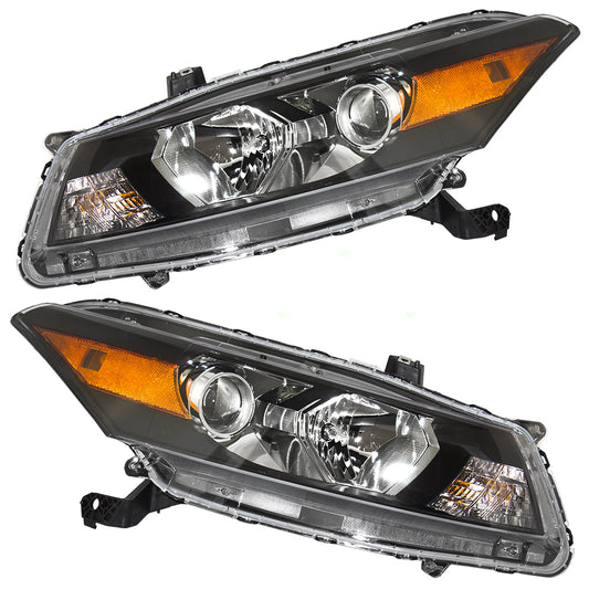 Headlight for 2008-2012 Accord Coupe 33150TE0A01 Set HO2502135
