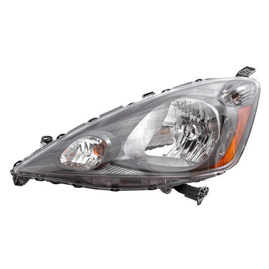 Headlight for 2009-2014 Fit Base/LX/DX w/ Gray Bezel 33150TK6A01 Left HO2502138