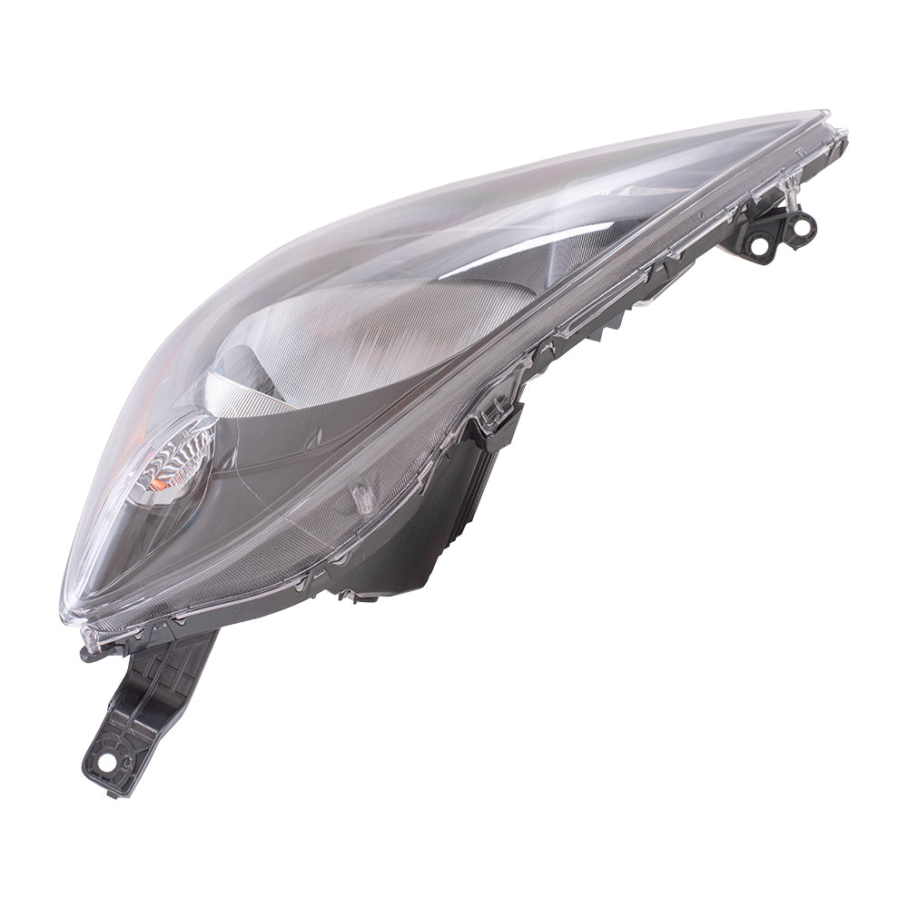 Headlight for 2009-2014 Fit Base/LX/DX w/ Gray Bezel 33150TK6A01 Left HO2502138
