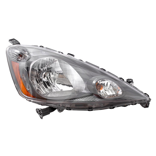 Headlight for 2009-2014 Fit Base/LX/DX w/ Gray Bezel 33100TK6A01 Right HO2503138