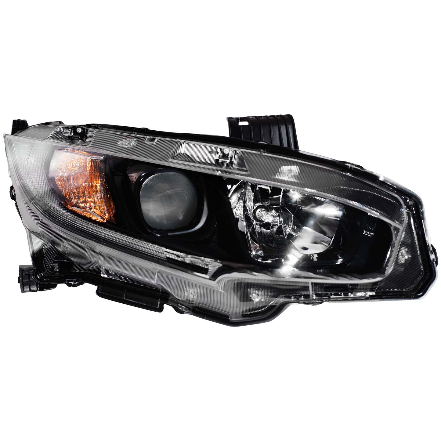 Headlight for 2019-2021 Civic w/ Black Bezel 33100TBAA31 Right HO2503192
