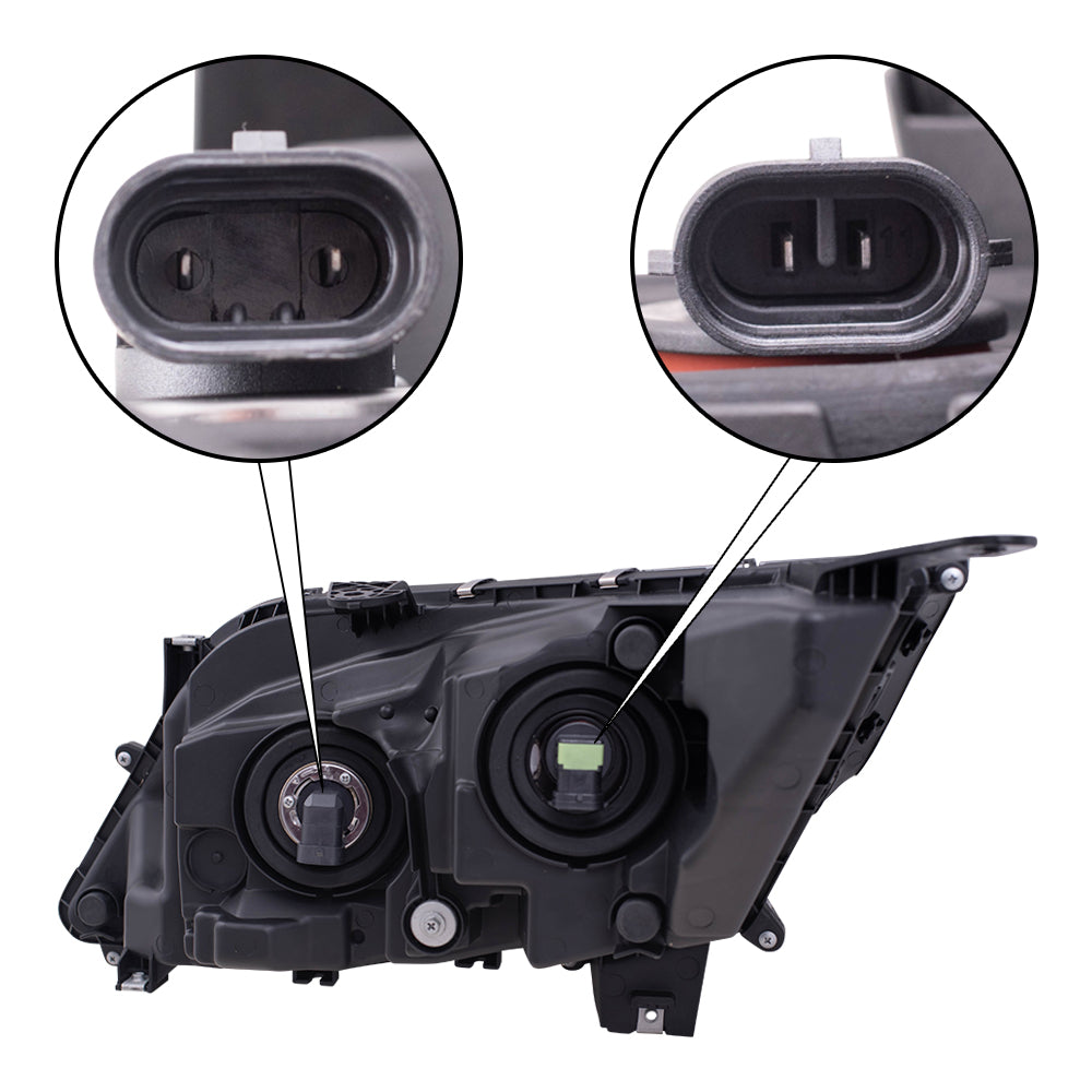 Headlight for 2018-2023 Odyssey w/o Daytime Running Light 33150THRA01 Set