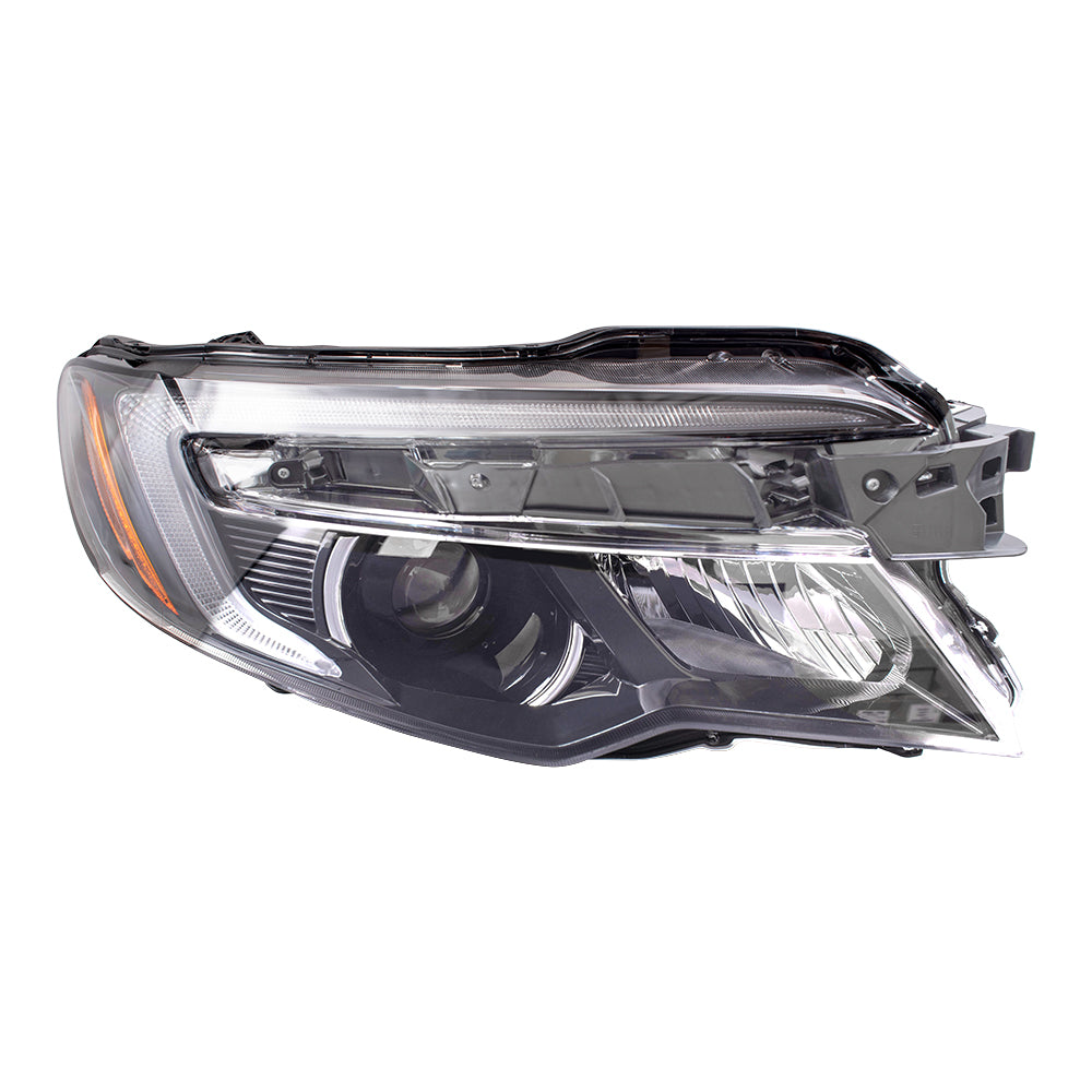 Headlight for 2016-2020 Pilot w/ LED Daytime Running Lights for 2017-2020 Ridgeline 33150TG7A12 Set