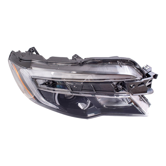 Headlight for 2016-2020 Pilot w/ LED Daytime Running Lights 2017-2020 Ridgeline 33100TG7A12 Right