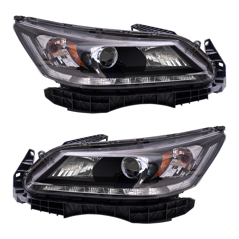 Headlight for 2014-2015 Accord Hybrid 33150T3WA01 Set
