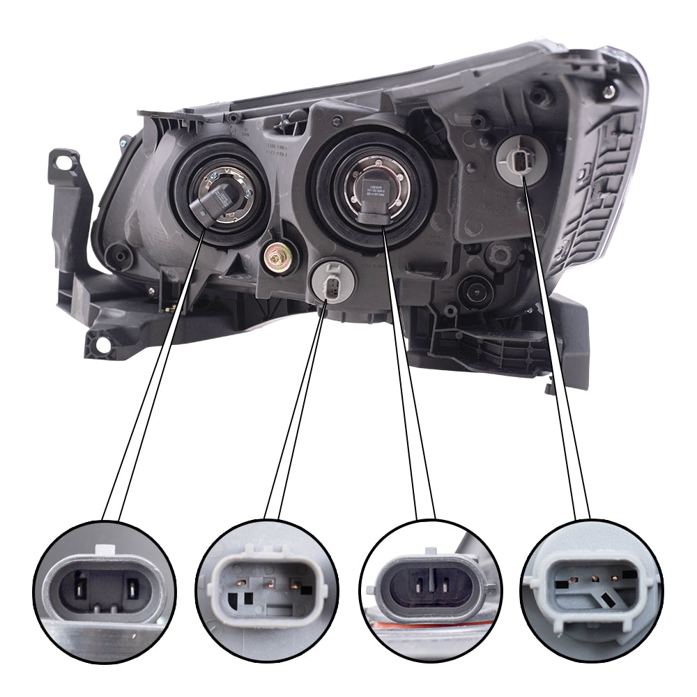 Headlight for 2014-2015 Accord Hybrid 33150T3WA01 Set