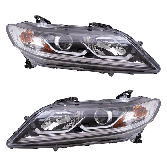 Headlight for 2016-2017 Accord Coupe EX/EX-L 33150T3LA31 Set HO2502181