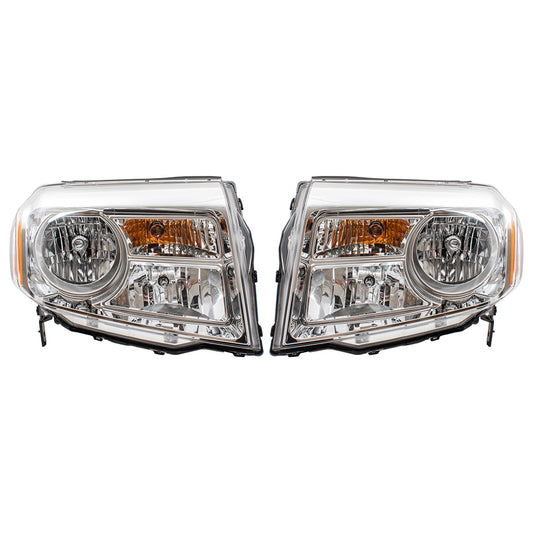 Headlight for 2012-2015 Pilot 33150SZAA11 Set