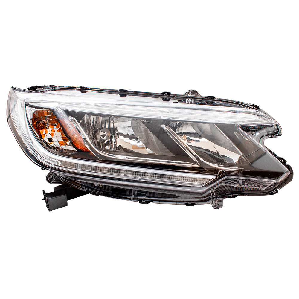 Headlight for 2015-2016 CR-V LED Daytime Running Lamps w/o Projector Beam 33150T1WA01 Set