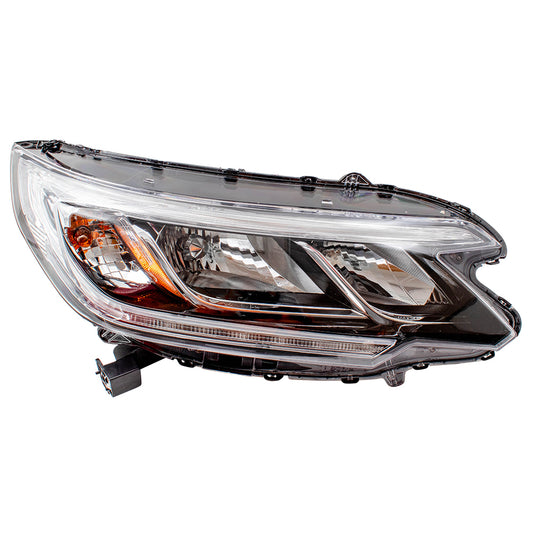 Headlight for 2015-2016 CR-V LED Daytime Running Lamps w/o Projector Beam 33100T1WA01 Right HO2503161