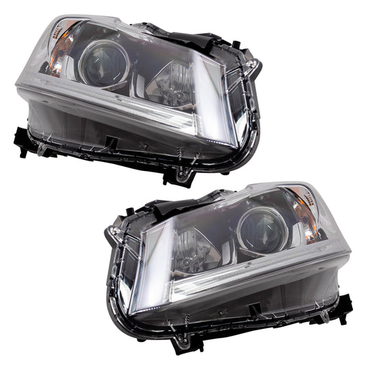 Headlight for 2016-2017 Accord Sedan LX w/o LED Daytime Running Light 33150T2AA61 Set