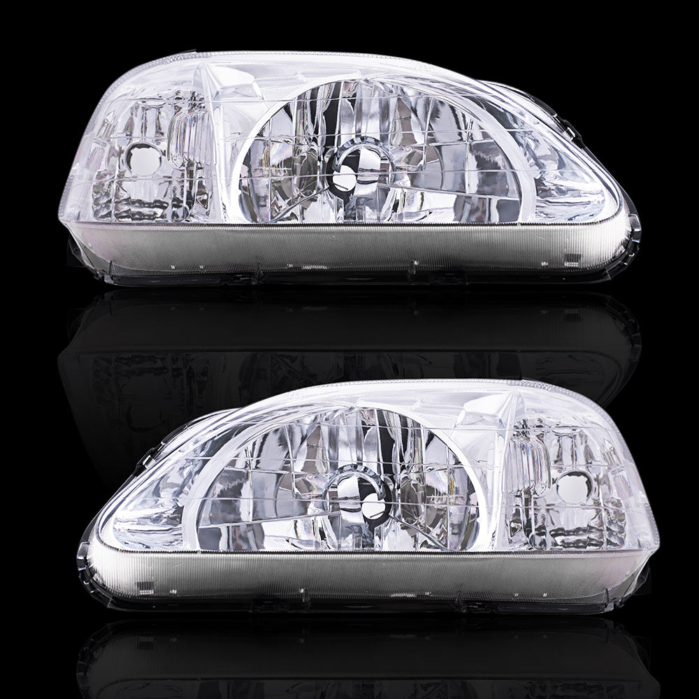 Headlight for 1999-2000 Civic 33101S01A02 Set