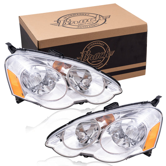 Headlight for 2002-2004 RSX 33101S6MA01 Set AC2518101