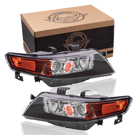 Headlight for 2004-2005 TSX HID w/o HID Kit 33101SECA12 Set