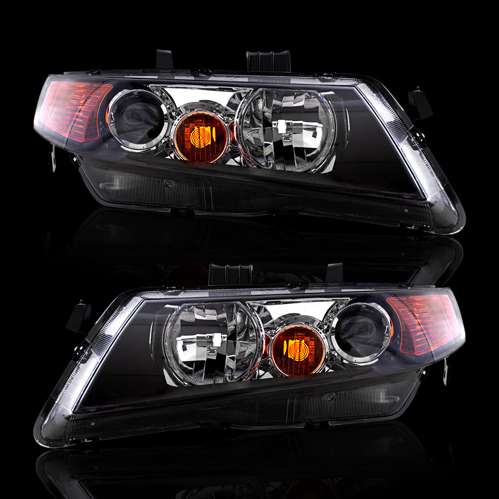 Headlight for 2004-2005 TSX HID w/o HID Kit 33101SECA12 Set