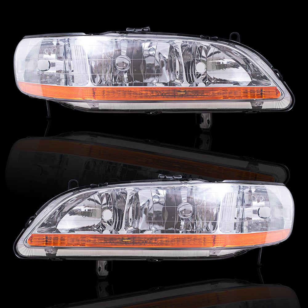 Headlight for 1998-2002 Accord 33101S84A01 Set