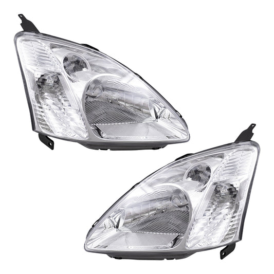 Headlight for 2002-2003 Civic Hatchback 33151S5TC01 Set