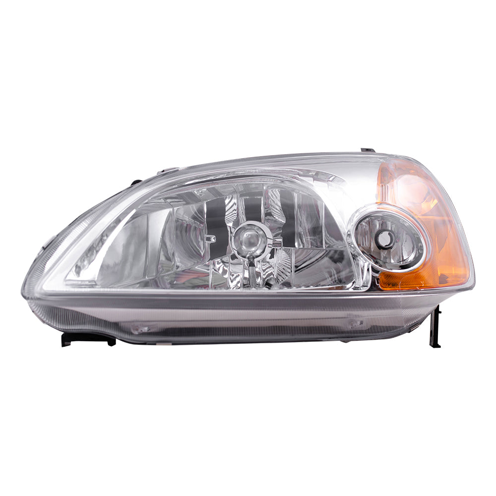 Headlight for 2001-2003 Civic Coupe 33151S5PA01 Left