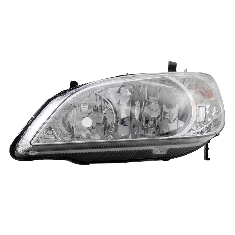 Headlight for 2004-2005 Civic 33151S5AA51 Left