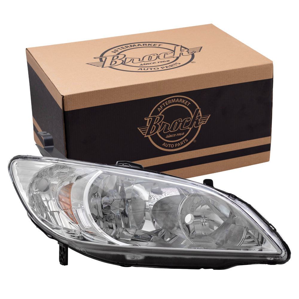 Headlight for 2004-2005 Civic 33101S5AA51 Right HO2503121