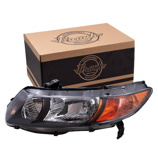 Headlight for 2006-2009 Civic Si Coupe 33151SVBA01 Left