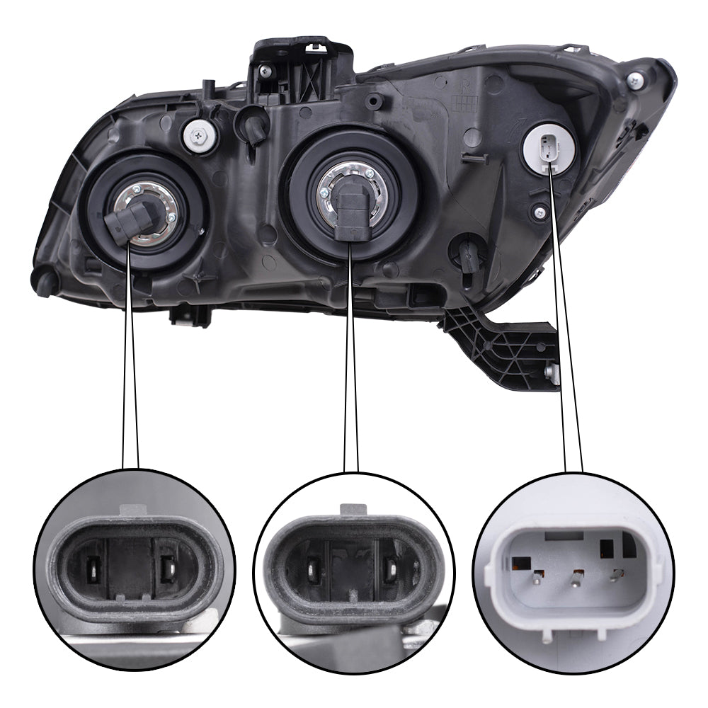 Headlight for 2012-2012 Civic Exc Hybrid 33100TR0A01 Right