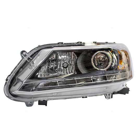 Headlight for 2013-2015 Accord Sedan w/ LED Daytime Running Light 33150T2AA11 Left