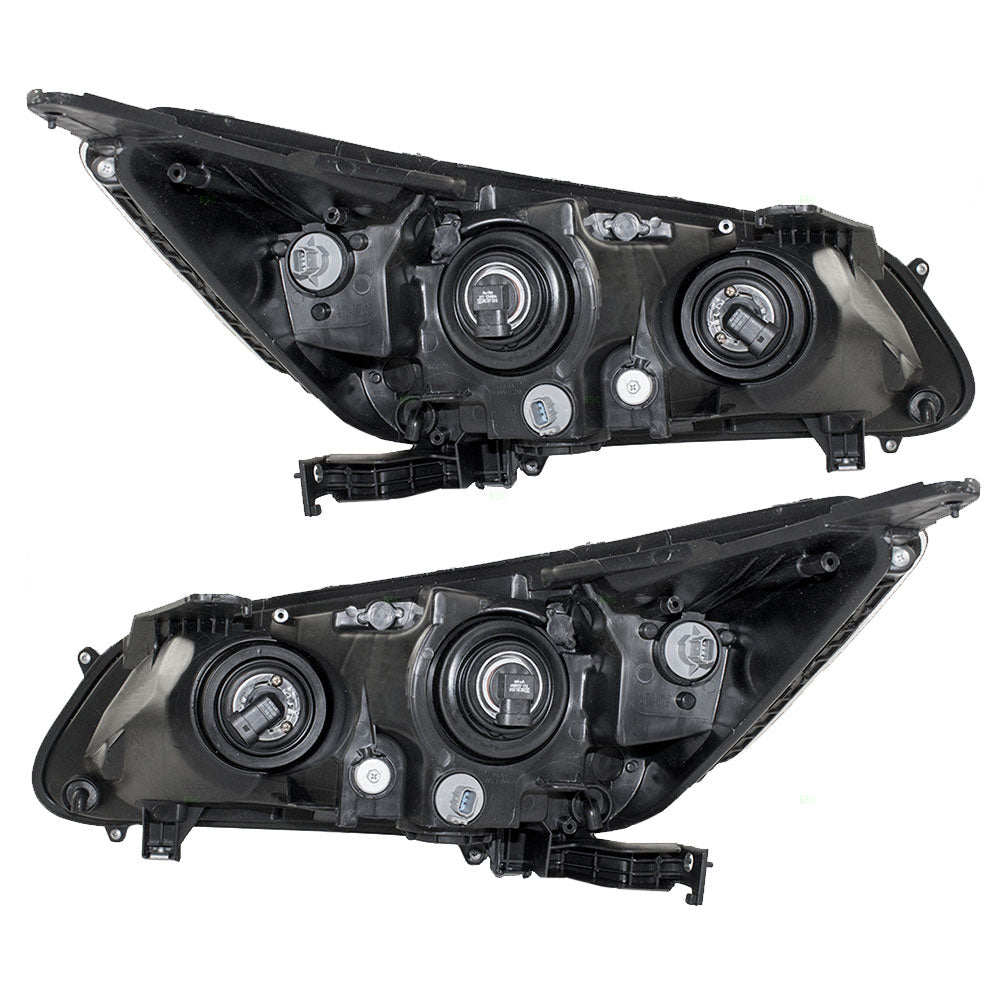 Headlight for 2013-2015 Accord Sedan w/ LED Daytime Running Light 33150T2AA11 Set HO2502156