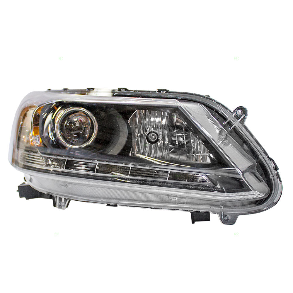 Headlight for 2013-2015 Accord Sedan w/ LED Daytime Running Light 33100T2AA11 Right