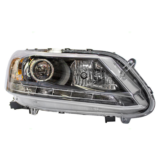 Headlight for 2013-2015 Accord Sedan w/ LED Daytime Running Light 33100T2AA11 Right