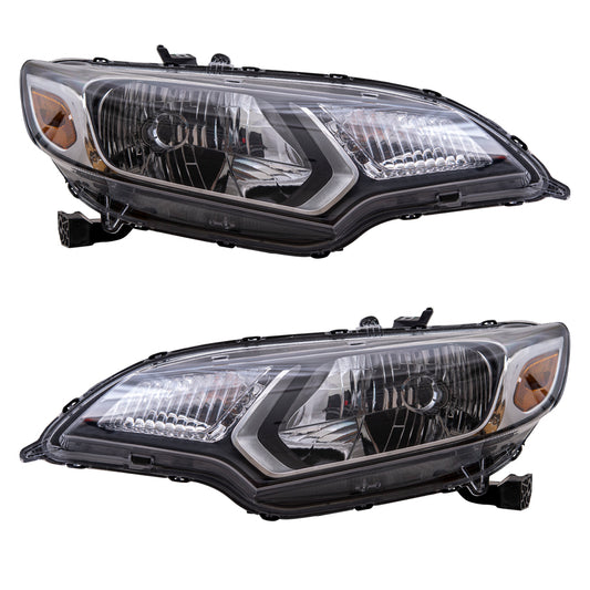 CAPA Headlight for 2015-2017 Fit Mexico Built Set