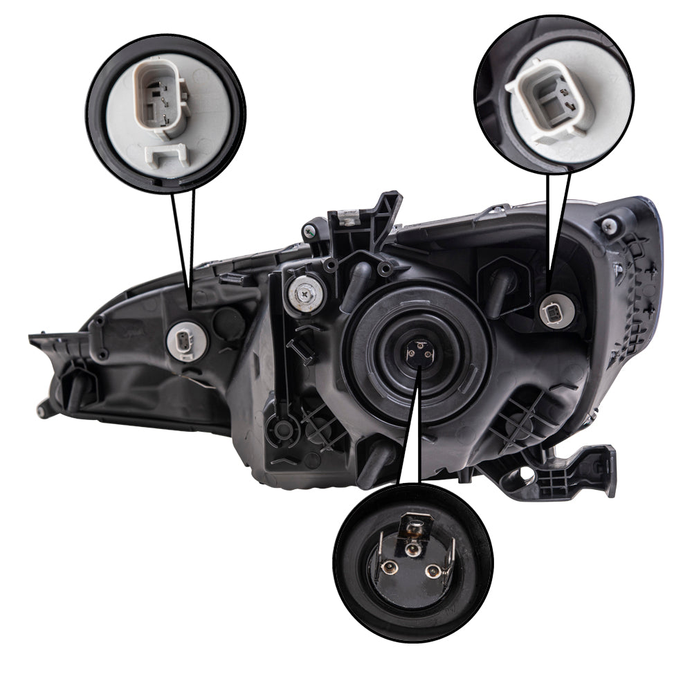 CAPA Headlight for 2015-2017 Fit Mexico Built Set