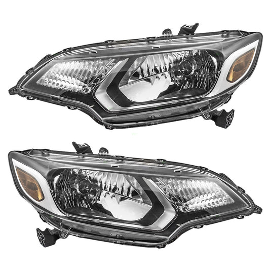 Headlight for 2015-2017 Fit Mexico Built 33150T5AA01 Set