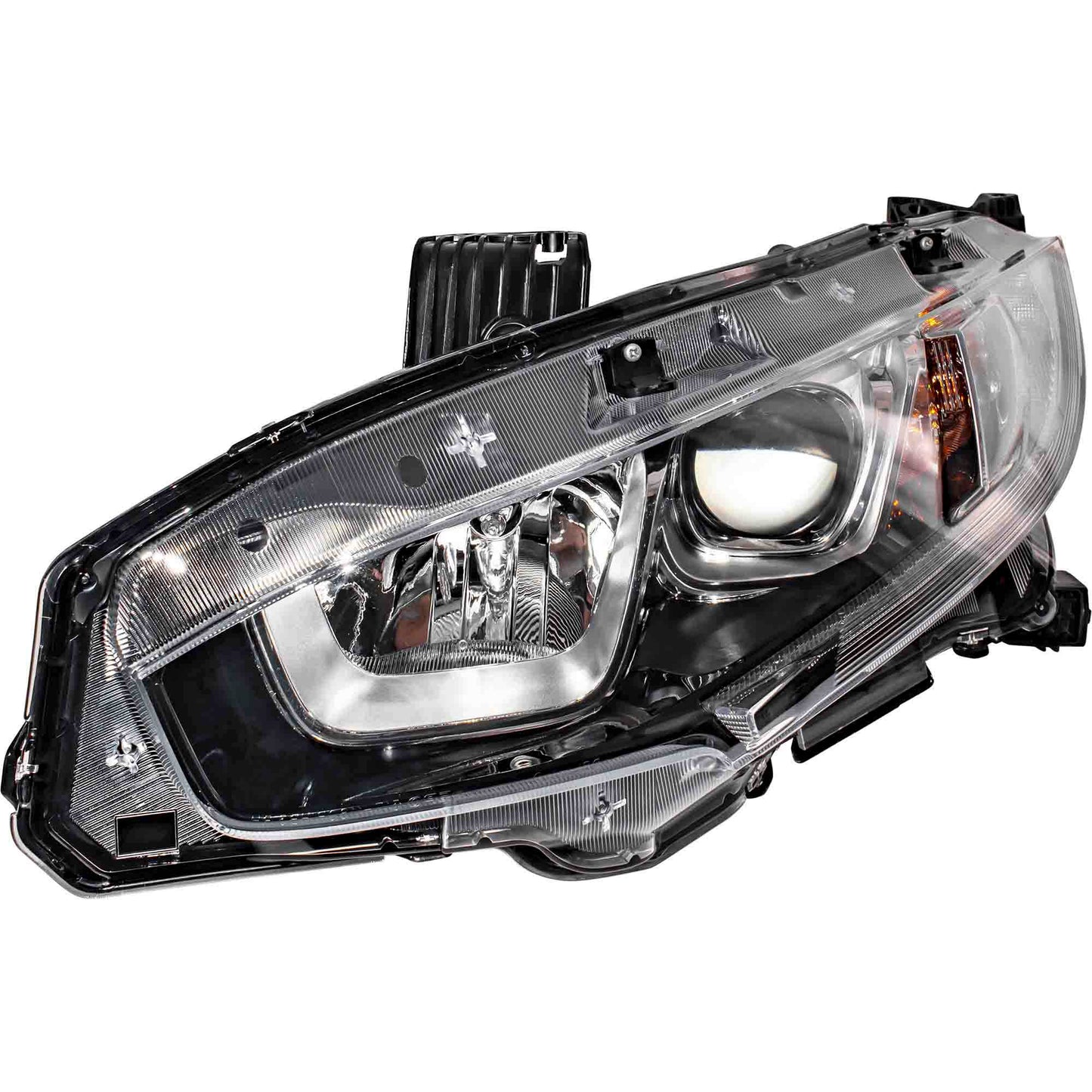 Headlight for 2016-2020 Civic Chrome 16-20 Sedan-16-19 Coupe-17-18 Hatchback 33150TBAA01 Left