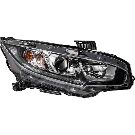 Headlight for 2016-2020 Civic Chrome 16-20 Sedan-16-19 Coupe-17-18 Hatchback 33100TBAA01 Right