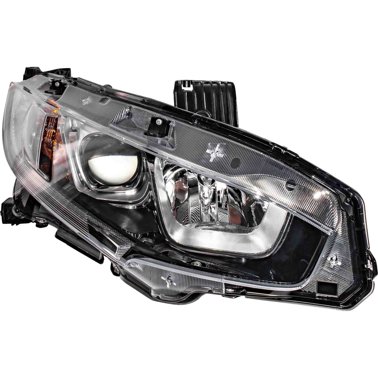 Headlight for 2016-2020 Civic Chrome 16-20 Sedan-16-19 Coupe-17-18 Hatchback 33100TBAA01 Right