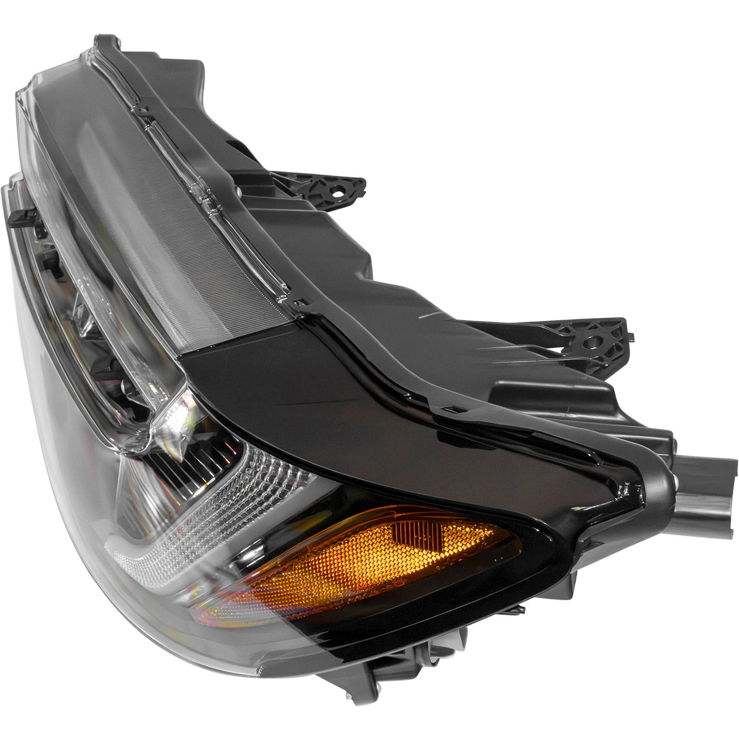 Brock Driver Left LED Combination Headlight With 5 Pin Connector Compatible with 2021-2025 Honda Ridgeline EX-L/RTL/Sport Without Automatic High Beams 7221-0117L