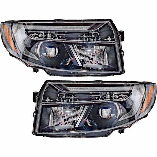 Headlight for 2022-2025 Passport LED Black Edition/RTL-E/Touring w/ 7 Pin Connector for 2021-33150T6ZA11 Set