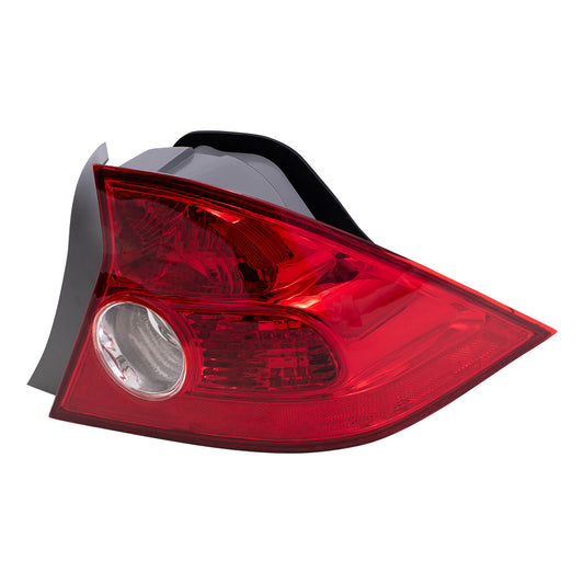 Brock Replacement Passengers Taillight Tail Lamp Lens Compatible with 04-08 Civic 33501S5PA11