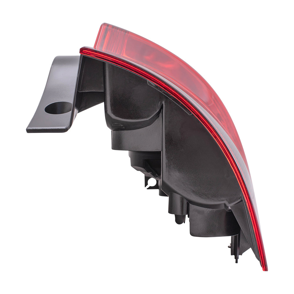 Brock Replacement Drivers Taillight Tail Lamp with Bright Red Lens Compatible with 03-08 Element 33551SCVA01