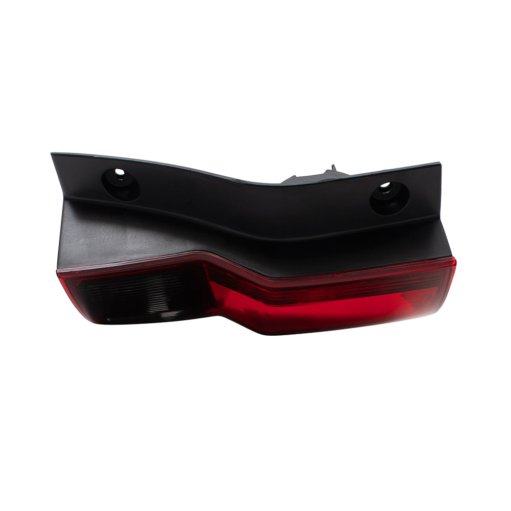 Brock Replacement Drivers Taillight Tail Lamp with Dark Red Lens Compatible with 03-08 Element 33551SCVA11