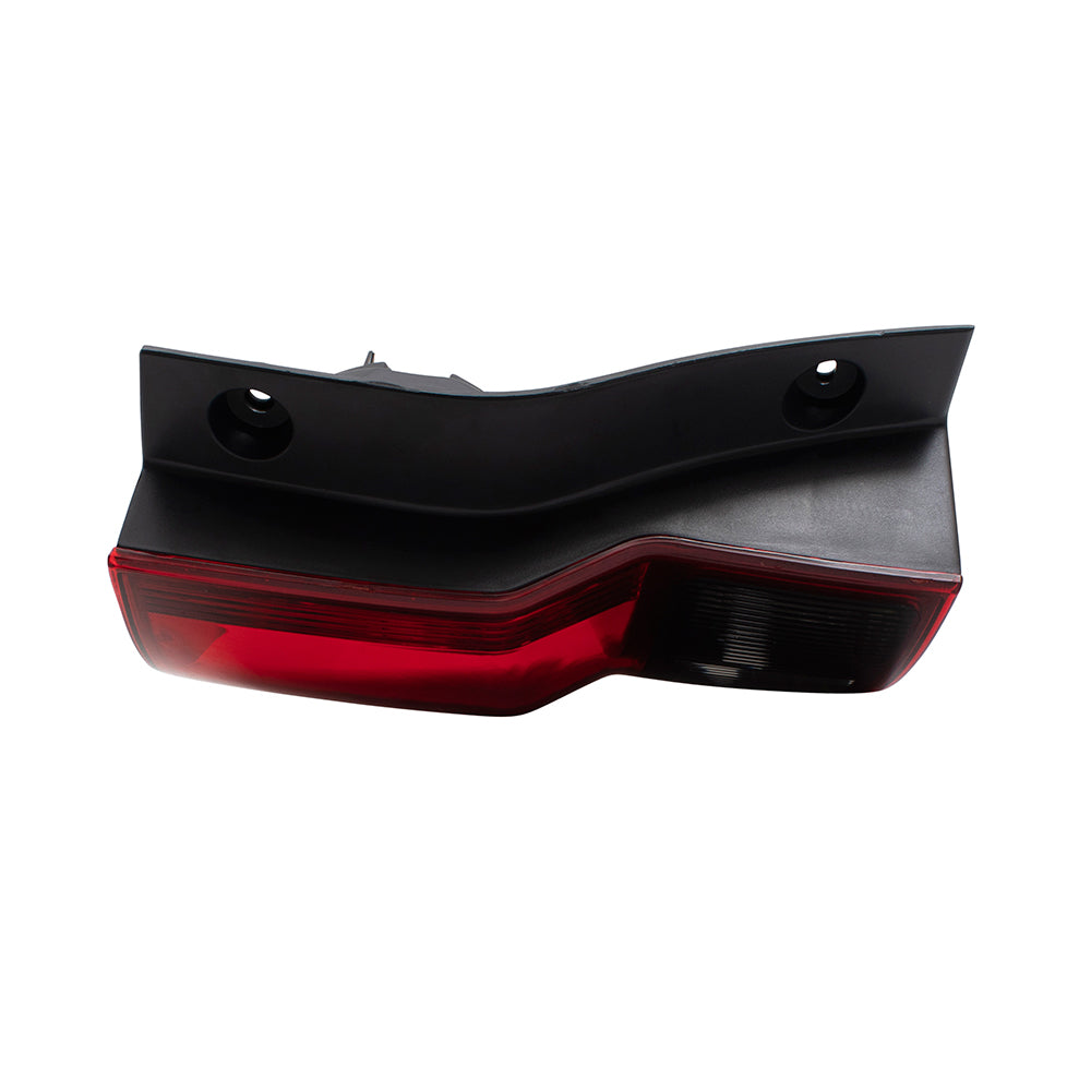 Brock Replacement Passengers Taillight Tail Lamp with Dark Red Lens Compatible with 03-08 Element 33501SCVA11