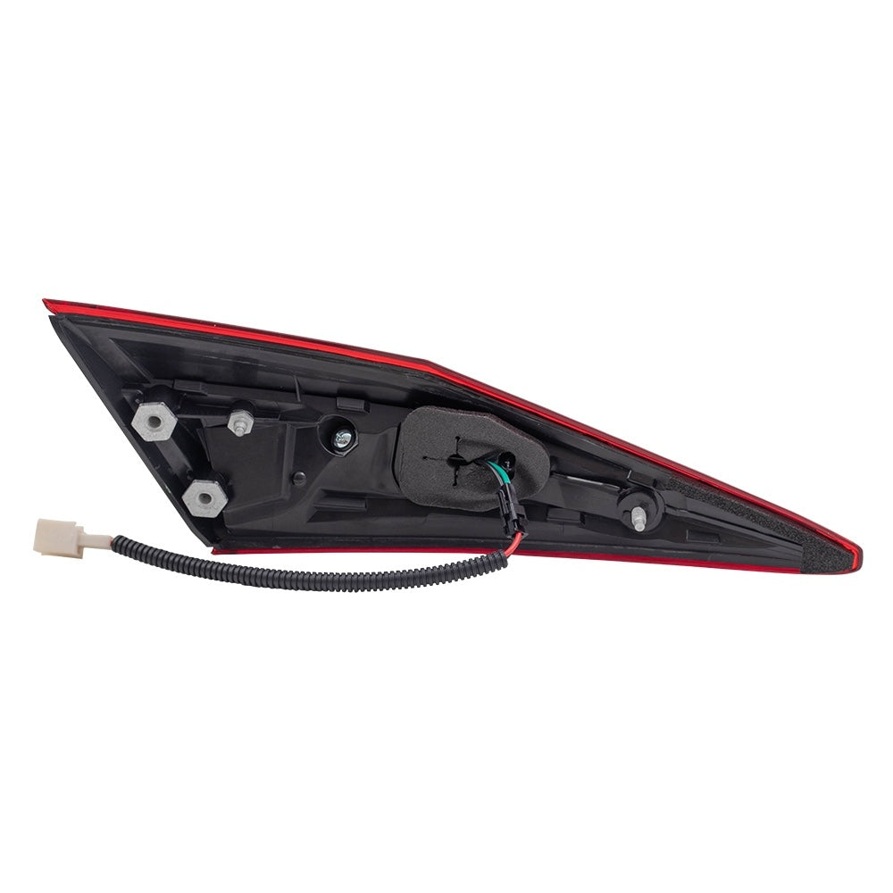 Brock 7222-0055RC2 Rear Passenger Side Combination Tail Light Assembly 2 Piece Set For 2016-2021 Honda Civic Sedan